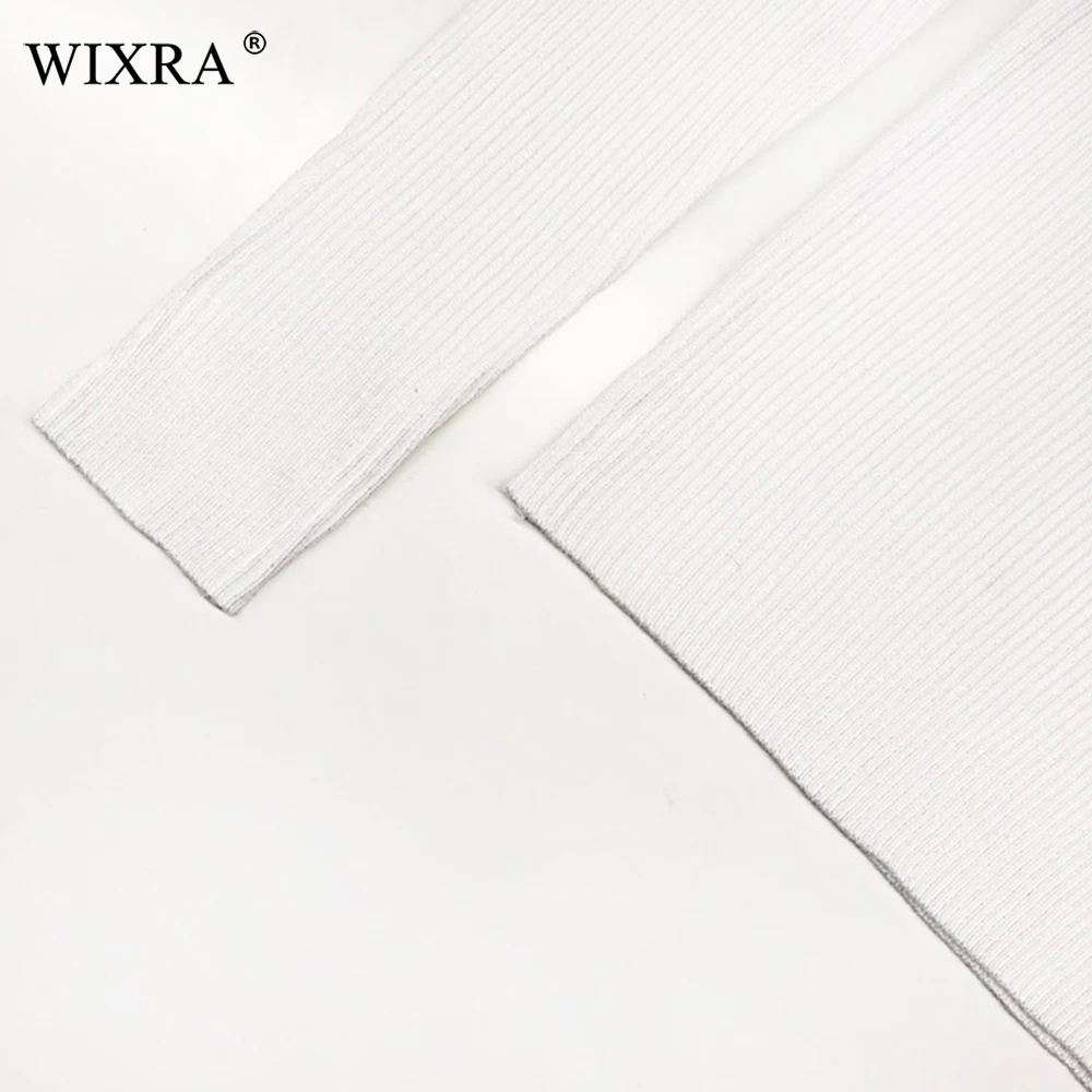 Wixra 2018 Pullovers Sweaters Slim O Neck Striped Sweater All Base Match Knitted Women's Clothing Autumn Winter New | Женская одежда