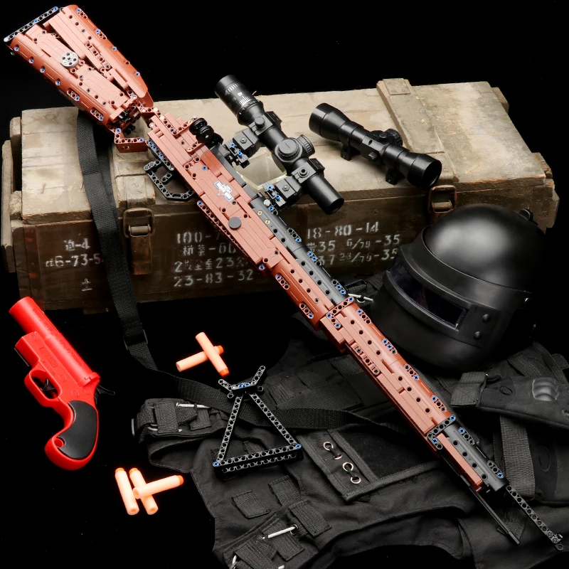 Игрушечный пистолет сделай сам для спорта на открытом воздухе блоки сборки