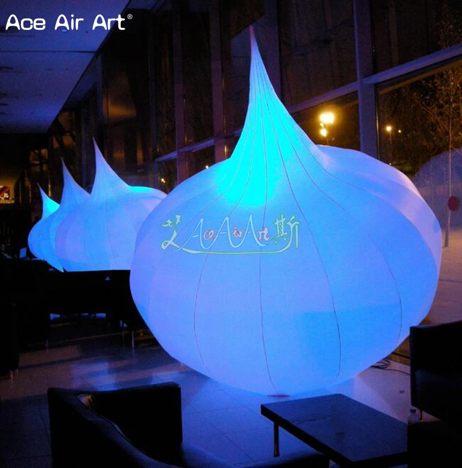 Гигантская подставка для растений красочная светодиодная надувная Реплика