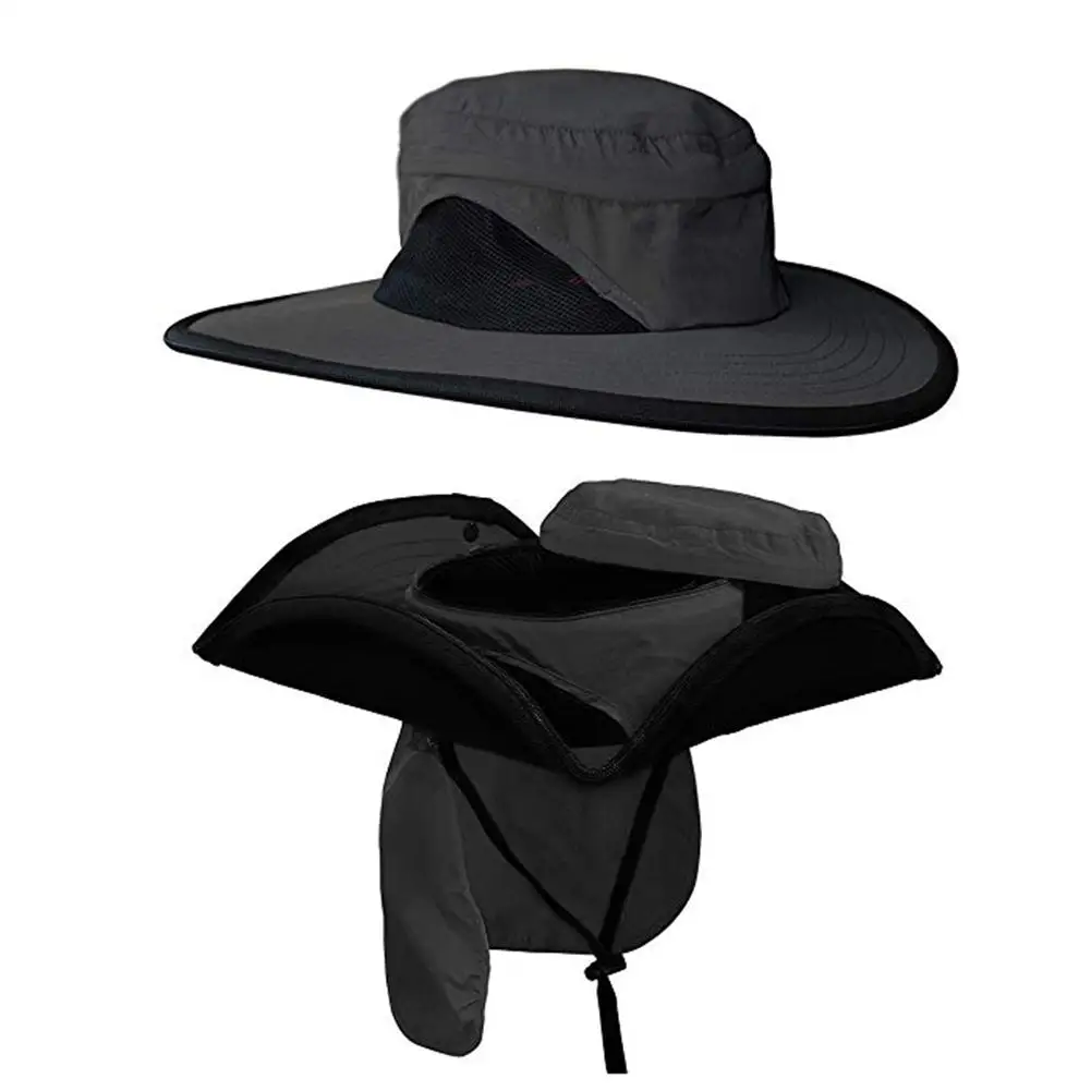 3 вида цветов новинка уличная рыболовная шляпа зонт складная
