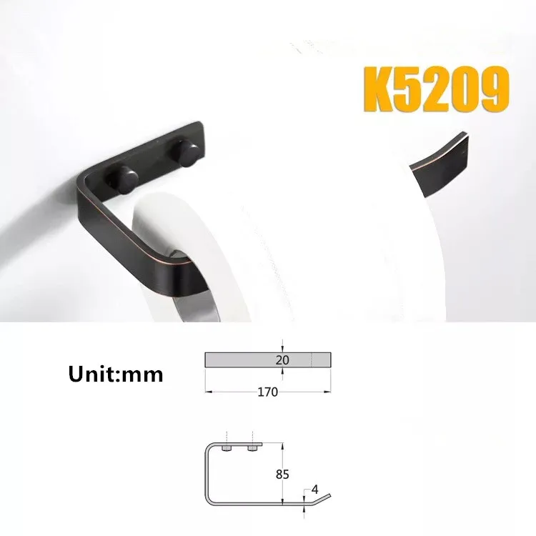 

Free shipping Biggers sanitary black bronze finish stainless steel bathroom accessories paper holder toilet roll holder