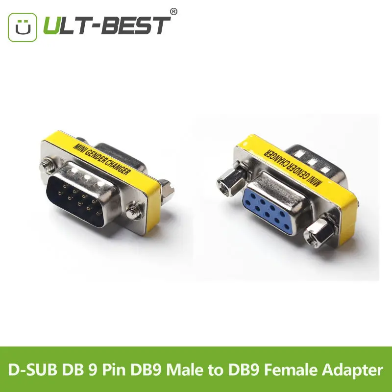 Ult best RS232 D SUB DB 9 Pin DB9 Male к Female Adapter M/F удлинитель разъема| |