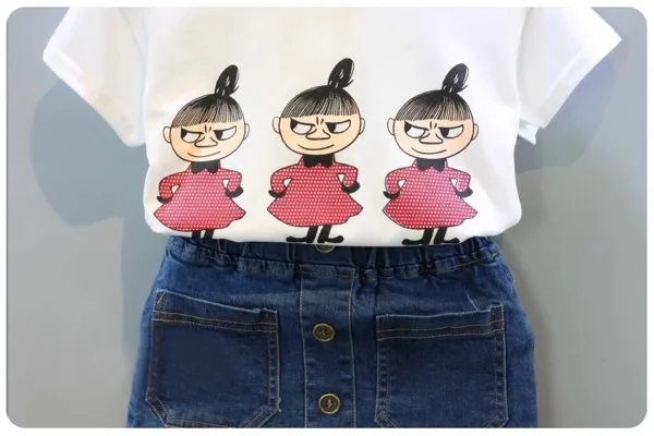 Новорожденный Младенец Детские Девушки Одежда Наборы Хлопка мультфильм Милый