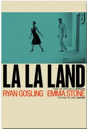 La Land горячий фильм Искусство Настенный декор Шелковый плакат