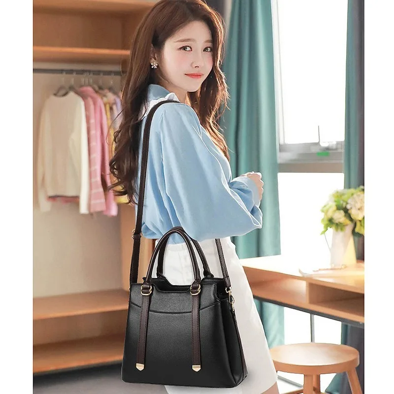 

LIKETHIS Handbags Women Fashion Shoulder Crossbody Bag Female Casual Large Totes High Quality Artificial Leather Messenger Bags