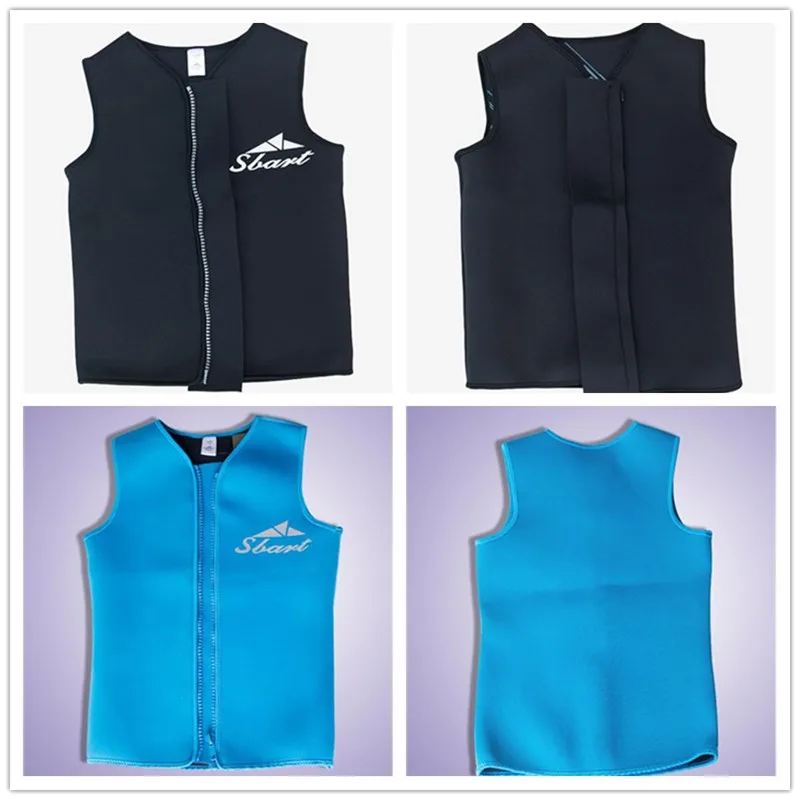 

Sbart 971 3mm zipper surfing wetsuit sleeveless vest warm cold winter swimming and snorkeling split swimsuit drifting clothes