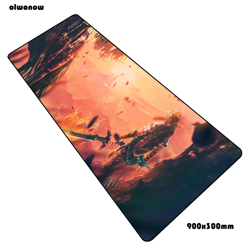 Size 900x300x2mm Zelda Коврик для мыши 90x30 см, коврики для мыши, самый дешевый игровой коврик для геймера, высокое качество, персонализированные коврики для мыши, клавиатура, ПК коврик - Цвет: Size 900x300x2mm