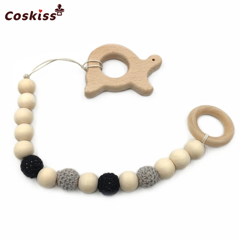 6 шт. деревянные детские кольца прорезыватели для зубов|teething toys|baby teething toysinfant teethers