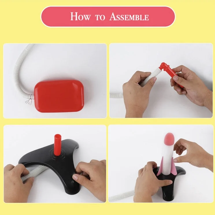 Открытый Воздушный штамп запуск ракеты игрушка игра для детей развивающий Спорт