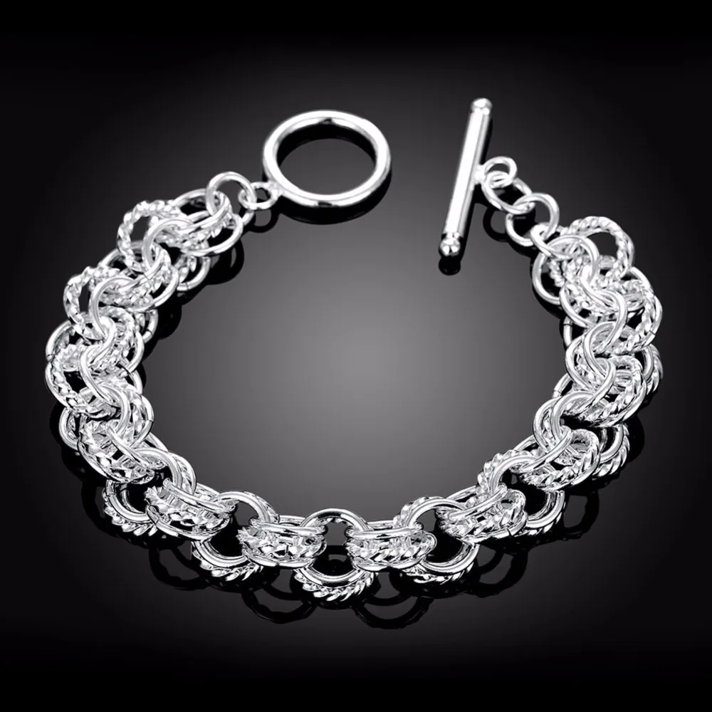 Женский браслет цепочка из серебра 925 пробы|chain bracelet|silver chain braceletbracelet bohemian |