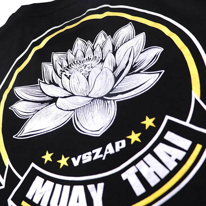 VSZAP Kirin, боксерская футболка, мужская, ММА, тренажерный зал, кикбоксинг, муай-тай, тренировка по боксу, хлопок, дышащие, удобные, ММА шорты, штаны для борьбы