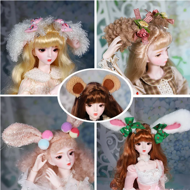 Аксессуары для куклы Blyth милые заколки «кошачьи ушки» костюм 1/3 BJD, 1/6 BJD, ледяной, Pullip, Jerryberry, Licca