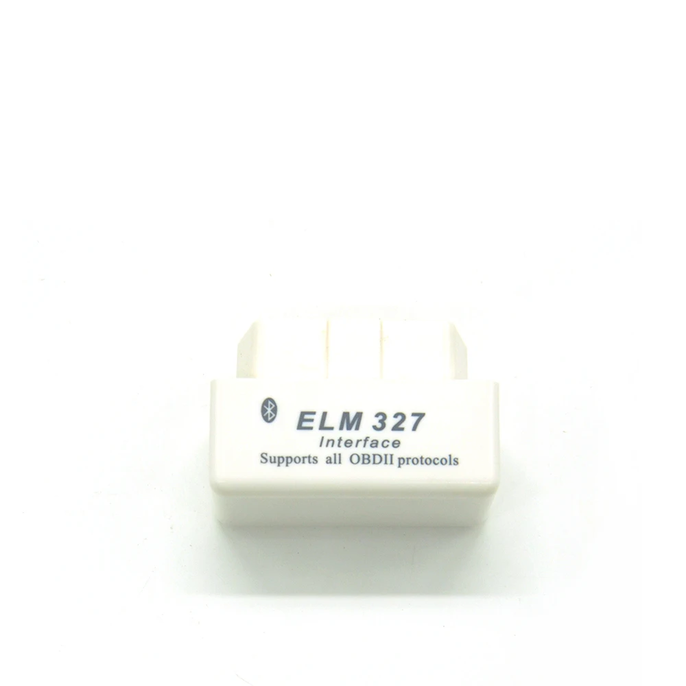Супер Мини Elm327 Bluetooth последняя версия белый V2.1 elm327 интерфейс OBD2 / OBD II