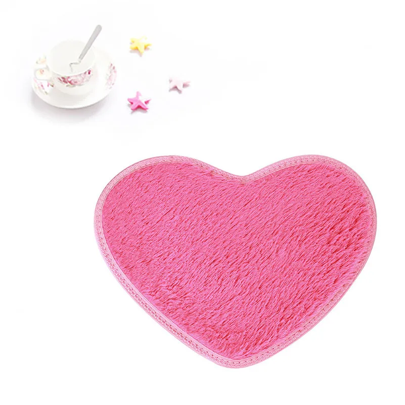 Романтичный мягкий персиковый коврик с сердечками для дома Модный милый и - Фото №1