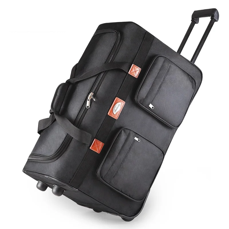 26"32" Extended Trip Packing Case Rollaway Waterproof Trolley Luggage Bag Oxford Wheel Rolling Travel Bag