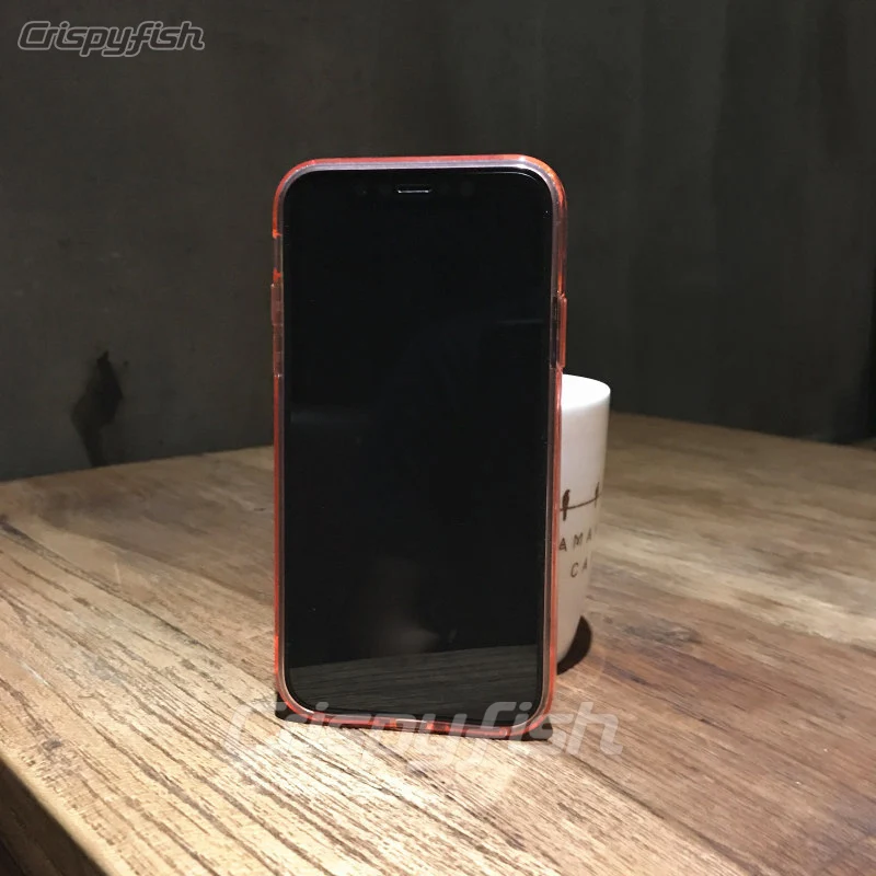 Блестящий Прозрачный мягкий ТПУ чехол для iPhone 7 8 Plus силиконовый чехол для iPhone 6 6s X XS XR XS MAX