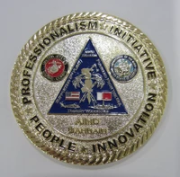 promotional professional brass metal commemorative coin badge