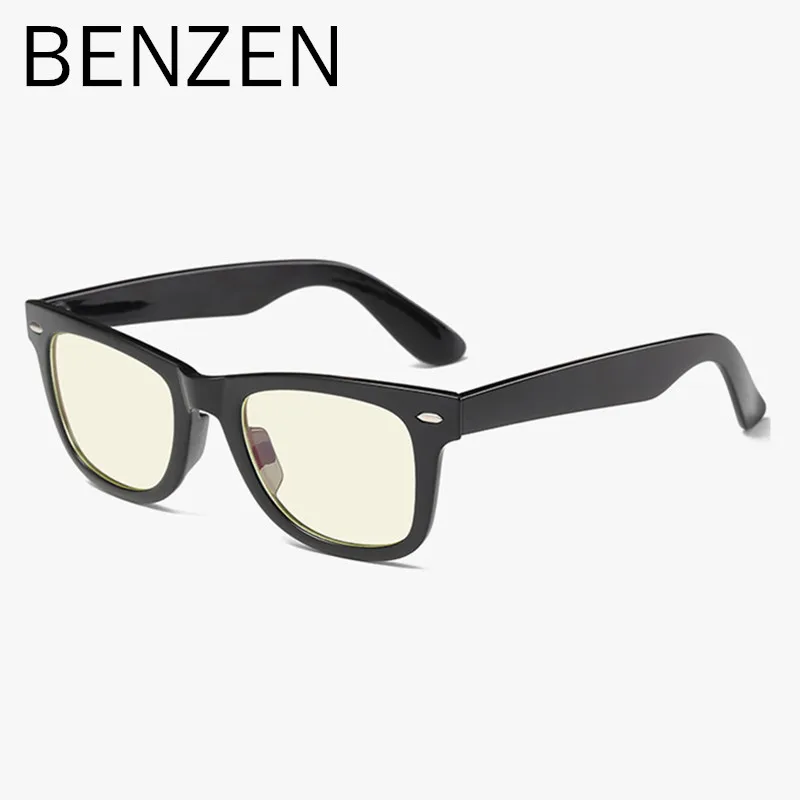 BENZEN анти-Синие лучи компьютерные очки Для мужчин Для женщин защитный чехол для мобильного телефона Винтаж очки для чтения для компьютера ТВ игровые компьютерные очки с Чехол 5120