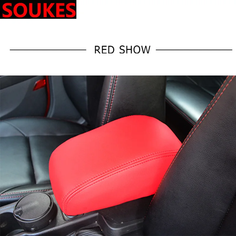 Универсальный автомобильный подлокотник из натуральной кожи для Renault Megane Logan Mitsubishi Lancer VW Tiguan Golf 4 7 6 T5 T4 Jetta