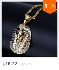 Мужские ожерелья Iced Out обувь кулон цепочки и ожерелья с золотой цепочкой Новое поступление AAA+ кубический циркон хип хоп ювелирн