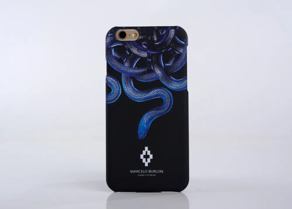Чехлы для iPhone 7 6 5s SE Marcelo Burlon Чехол С Рисунком Тигра Льва Fundas 6s plus чехол |