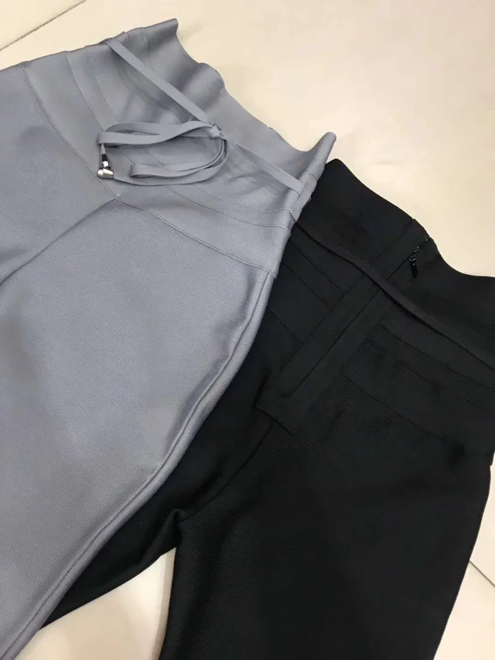 Новые женские модные сексуальные черные серые облегающие брюки 2019 дизайнерские