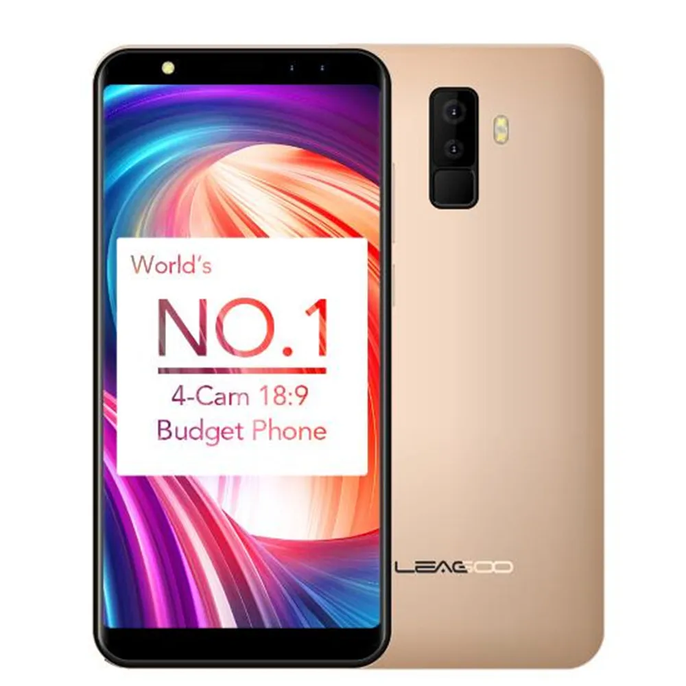 LEAGOO M9 смартфон с 5 дюймовым дисплеем четырёхъядерным процессором MT6580A ОЗУ 2 Гб ПЗУ