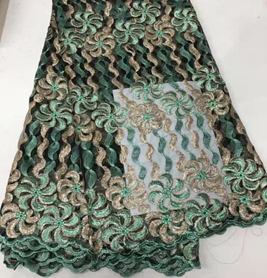 Latest African Lace Fabric 2016 High Quality French Net Laces With Sequins Embroidery Tulle For Dresses VYL467 | Дом и сад