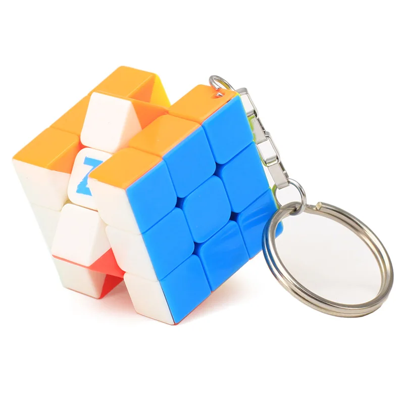 Высококачественный 3 см Пластиковый ABS Мини 3x3x3 волшебный куб с кольцом для