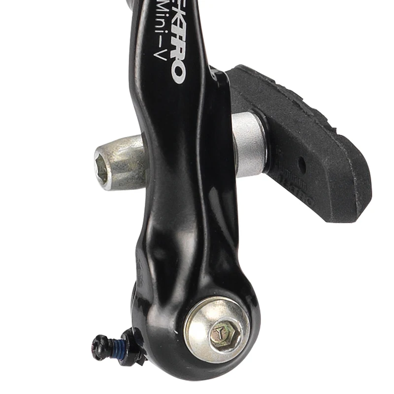 

TEKTRO 161g/Wheel Mini V Brake BMX 926AL Clamp Caliper Line Pull Brake System Forged Aluminum Arm V Brake Caliper with Pad