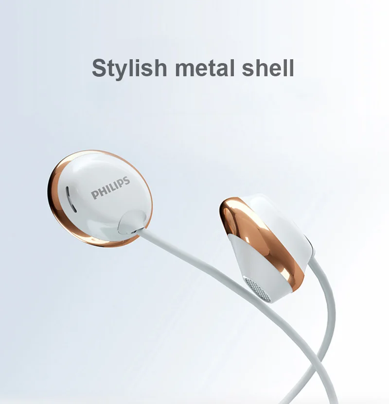 Горячая Philips SHE4205 оригинальные проводные наушники с наушниками-вкладышами спортивные наушники микрофон для Galaxy 8 официальное подтверждение