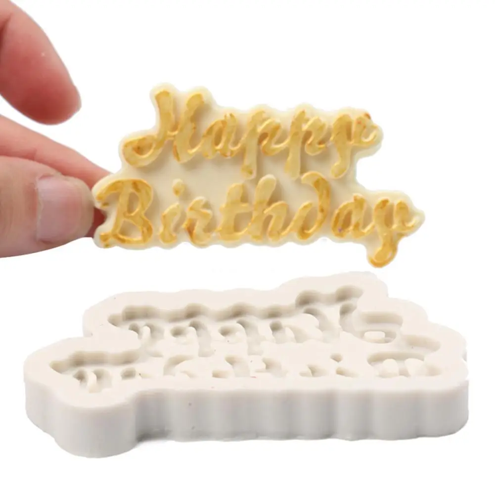 DSstyles Новый DIY С Днем Рождения Алфавит для торта украшения сделай сам Торт Шоколад