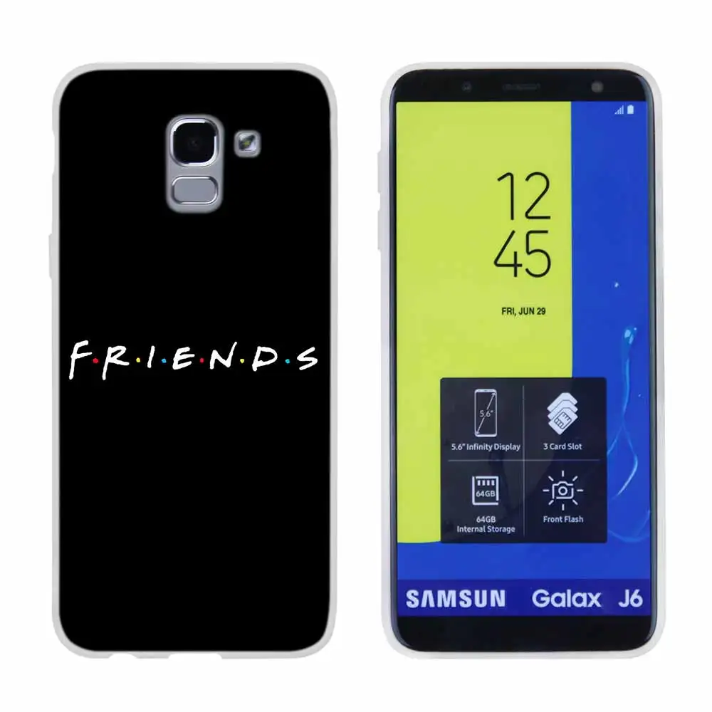 Pattern02 Кофейня Кофе из телесериала «Друзья для чехол для телефона samsung Galaxy j6 J8 J7 J5 J3 J4 Plus J610 Prime Мягкий силиконовый чехол - Цвет: Pattern02