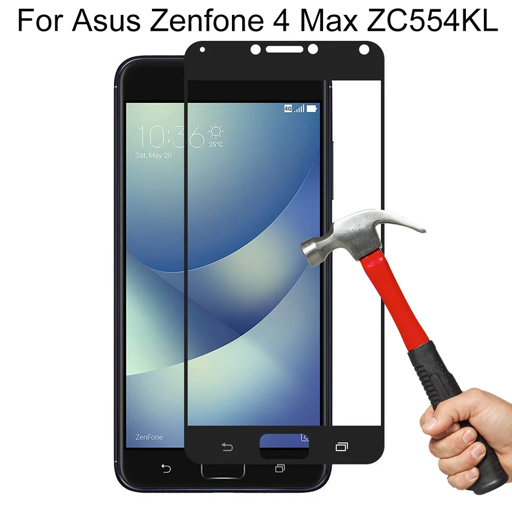 9H твердость защитный Стекло для ASUS ZenFone 4 Max ZC554KL / стекло на Асус Зенфон Макс (ZC554KL)