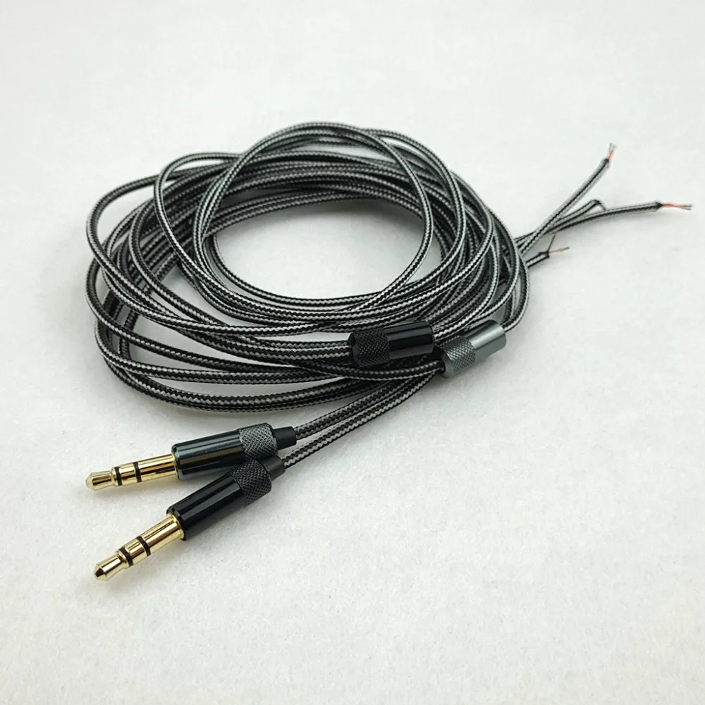 

3.5mm 3-Pole Jack DIY Soft Earphone Cable Repair Replacement Wire for Headphone