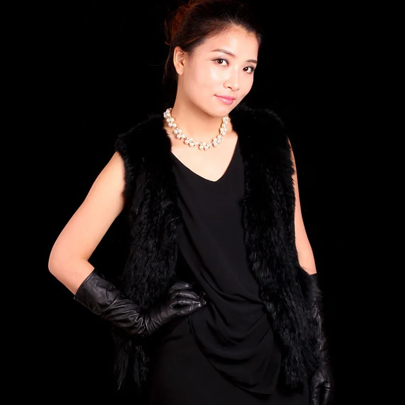 Брендовые женские зимние сапоги с мехом Жилет Модная трикотажная одежда 100%