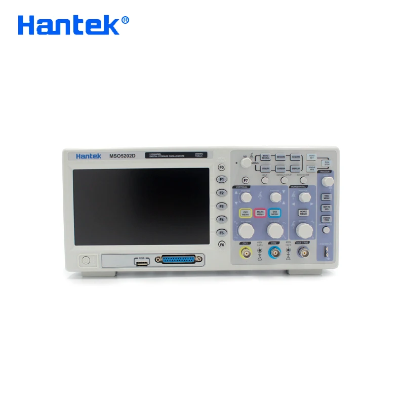 Портативный цифровой осциллограф Hantek MSO5202D 2 канальный USB 200 МГц + 16 логический