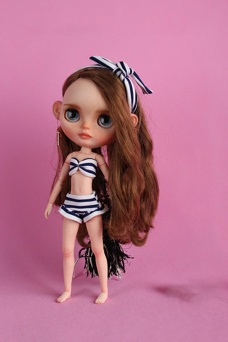 Милый купальник Blyth, 1 комплект, модный купальный костюм для кукол Blyth, аксессуары, Одежда для кукол