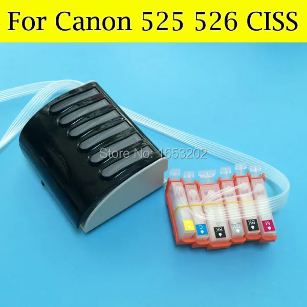

1 комплект pgi 525 cli 526 Ciss/Система непрерывной подачи чернил для принтера Canon PIXMA MG8150 MG6150