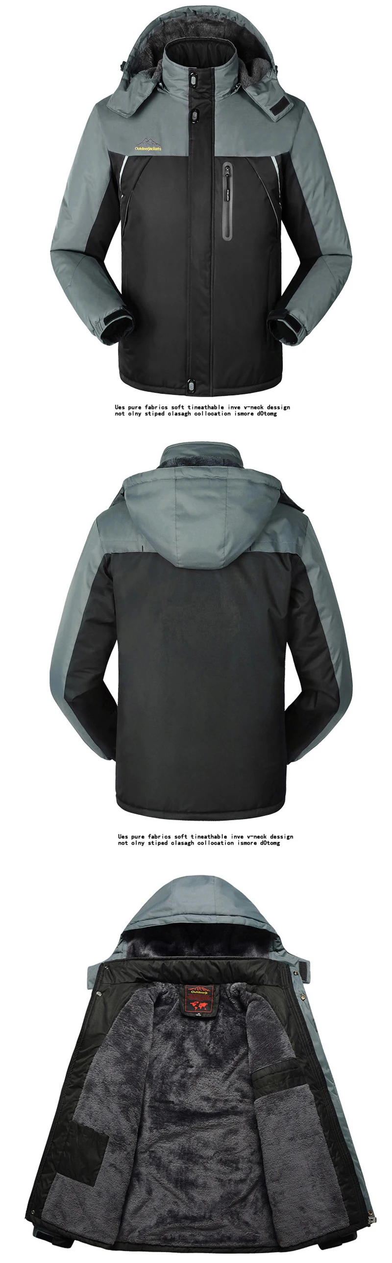 XIYOUNIAO размера плюс M~ 7XL 8XL 9XL Зимняя парка Мужская плюс бархатная водонепроницаемая куртка Мужские куртки в стиле милитари casaco masculino пальто
