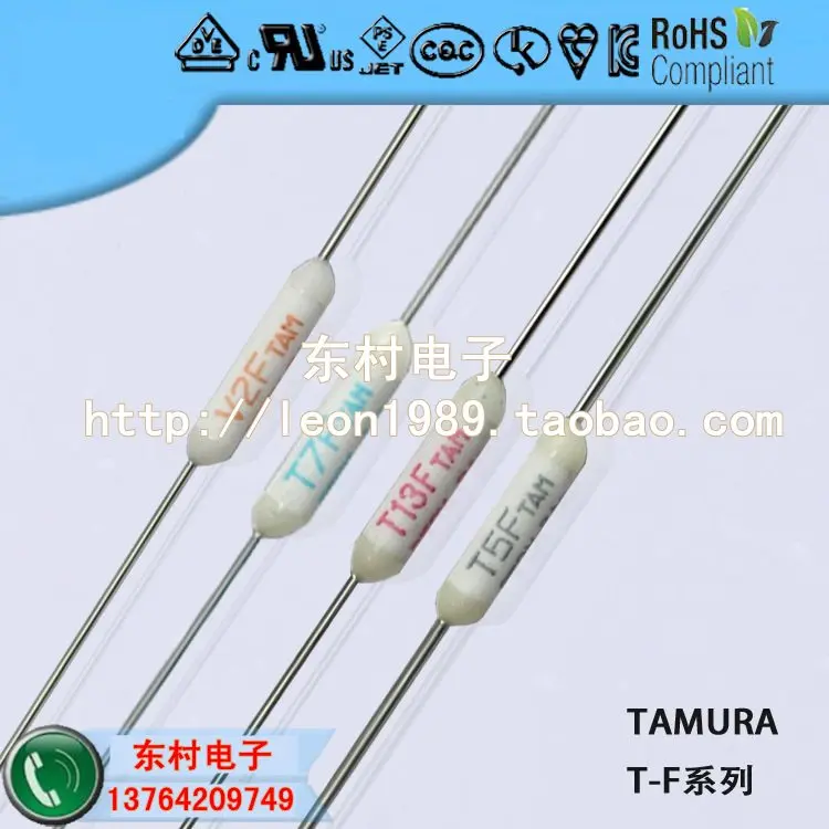 [SA] температурный предохранитель TAMURA Tamura T1F 86 градусов 1A 250 В T2F 102 2A -- 500 шт./лот |