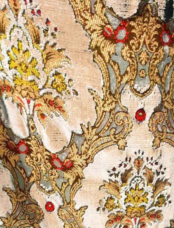 Beige 2 Дворцовая Большая Меховая Вышивка Роскошный Европейский цветочный комплекс 3D вышивка драпировка шторы супер толстые супер высокие шторы произведение искусства - Цвет: Beige 2