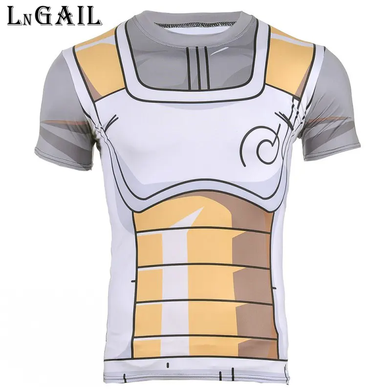 2017 Ball Z Men cosplay 3D Dragon T Shirt Vegeta Goku Summer Style Jersey Tops Fashion Clothing Tees big size 4XL | Мужская одежда