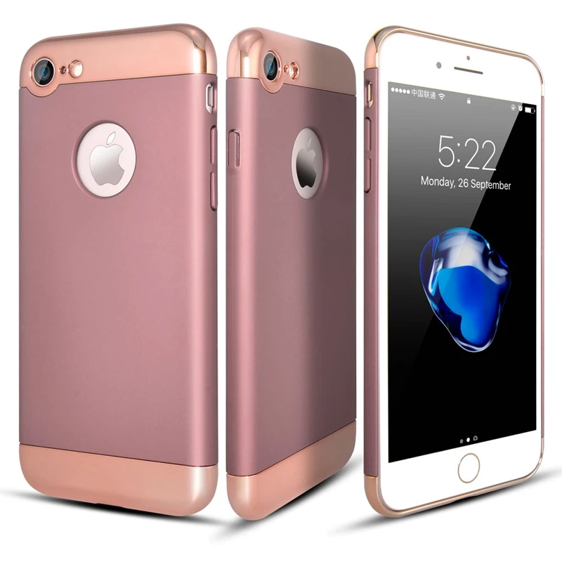 For iPhone 7 Plus Case Fashion Luxury Ultra Slim Hard PC Cover iPhone7 7Plus Hybrid Armor Logo Circle Shell |