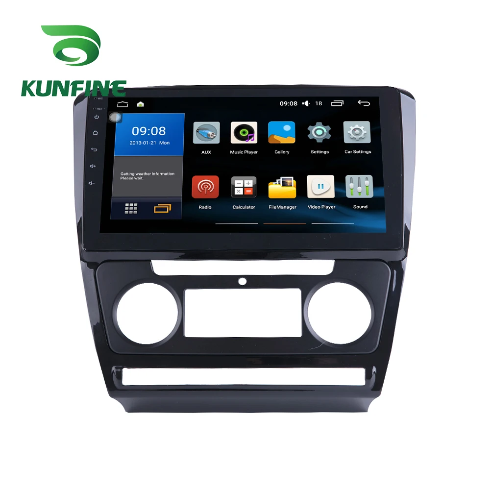Восьмиядерный Android 10 0 автомобильный DVD GPS навигационный плеер Deckless стерео для Skoda