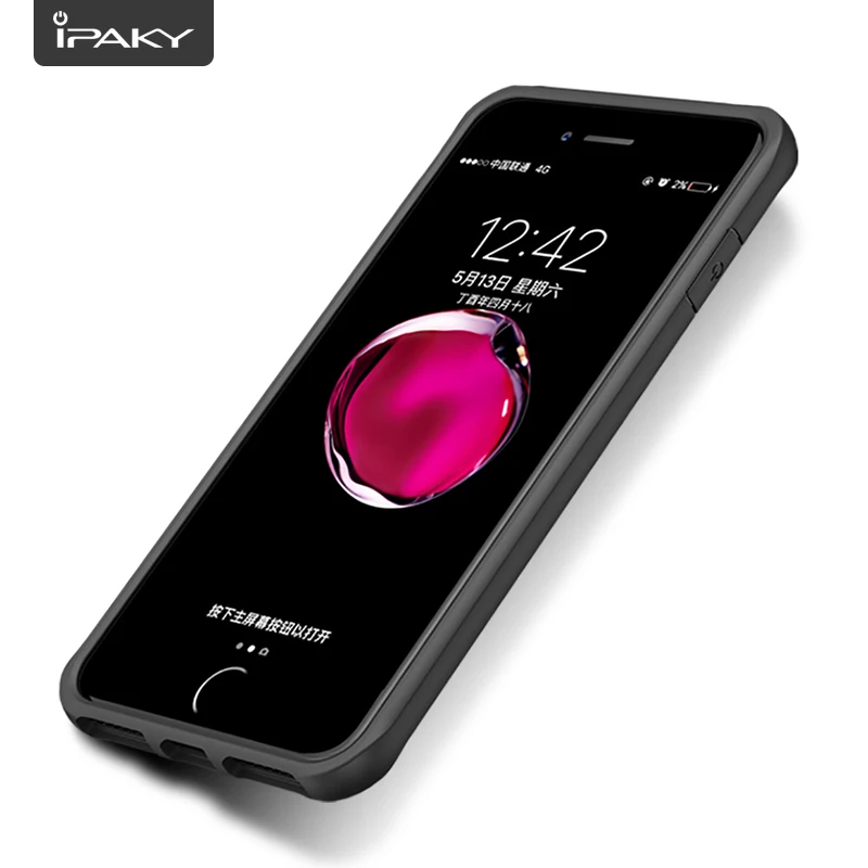 Чехол iPaky для iPhone 8 Plus SE 2020 силиконовый акриловый Гибридный противоударный