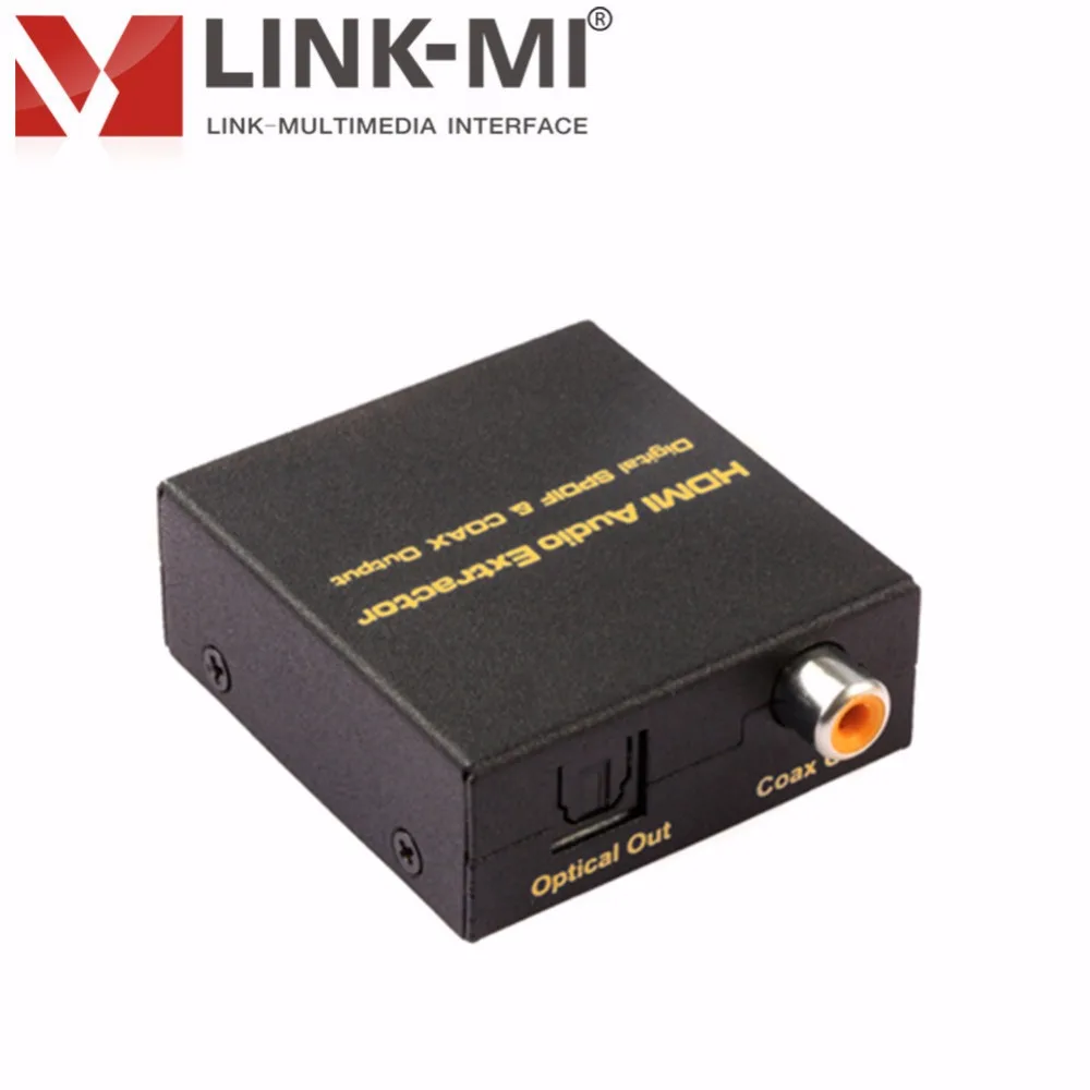 LINK MI LM HA02 HDMI конвертер для оптического волокна и коаксиального Аудио аудио экстрактор 192 кГц частота