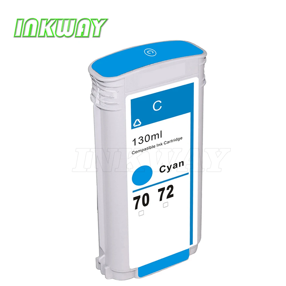 

INK WAY 1 pk Cartridge fit for HP 72 cyan ink C9371A HP Designjet T1120 T1200 t790 t1300 etc.