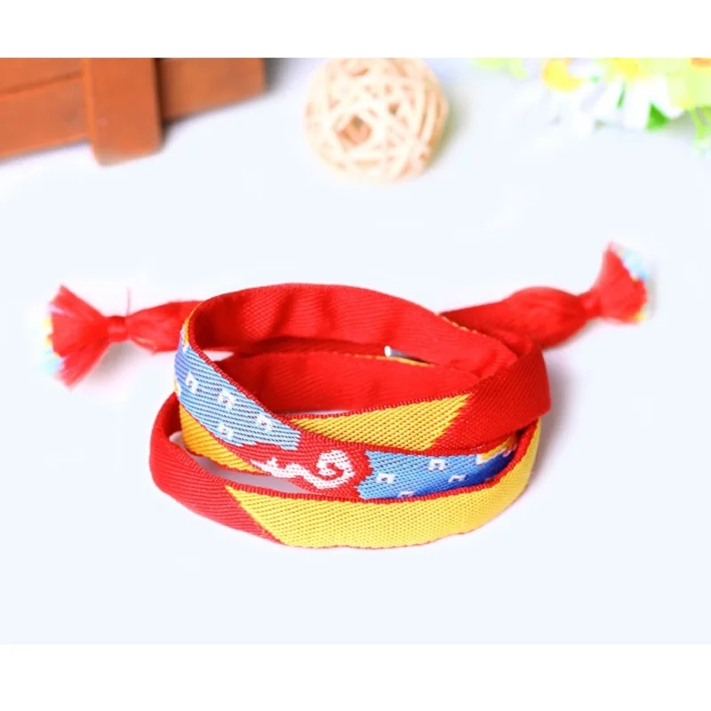 Популярный японский аниме браслет ручной работы с надписью на заказ и серебряной