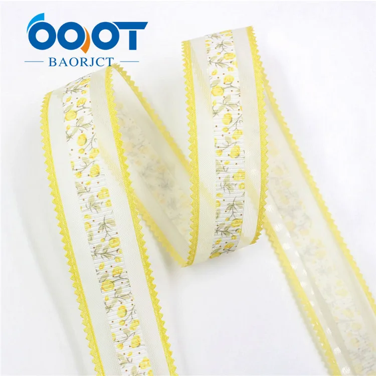 3 OOOT BAORJCT 17122318 горячая Распродажа 32 мм 10 ярдов полые цветы атласная лента, материалы ручной работы, аксессуары для одежды - Цвет: 3